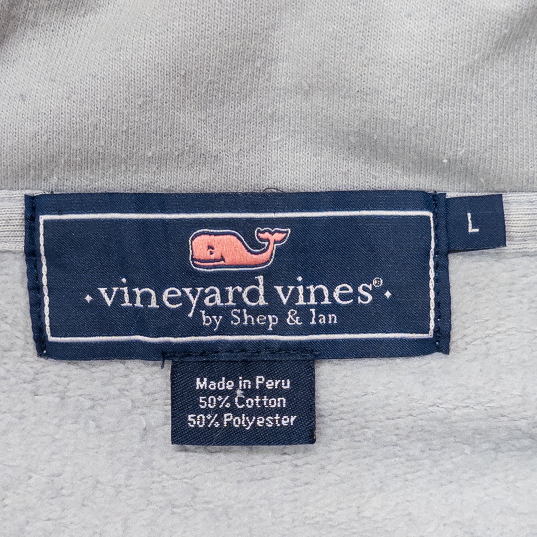 vineyard vines ハーフジップパーカー スカイブルー メンズ L