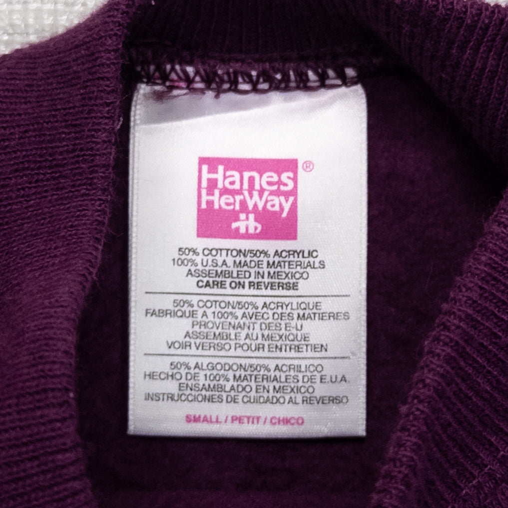 Hanes ヘインズ スウェット パープル メンズS