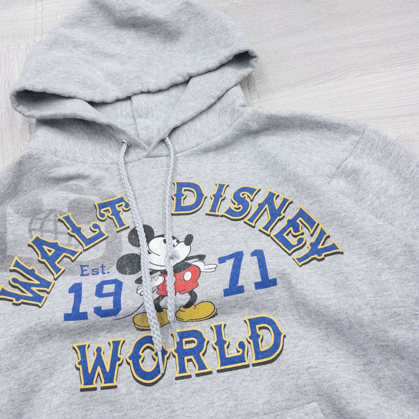 DISNEY ディズニー パーカー グレー メンズS