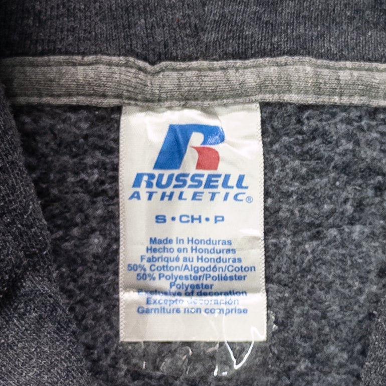 RUSSELL ラッセル パーカー ブラックグレー メンズS