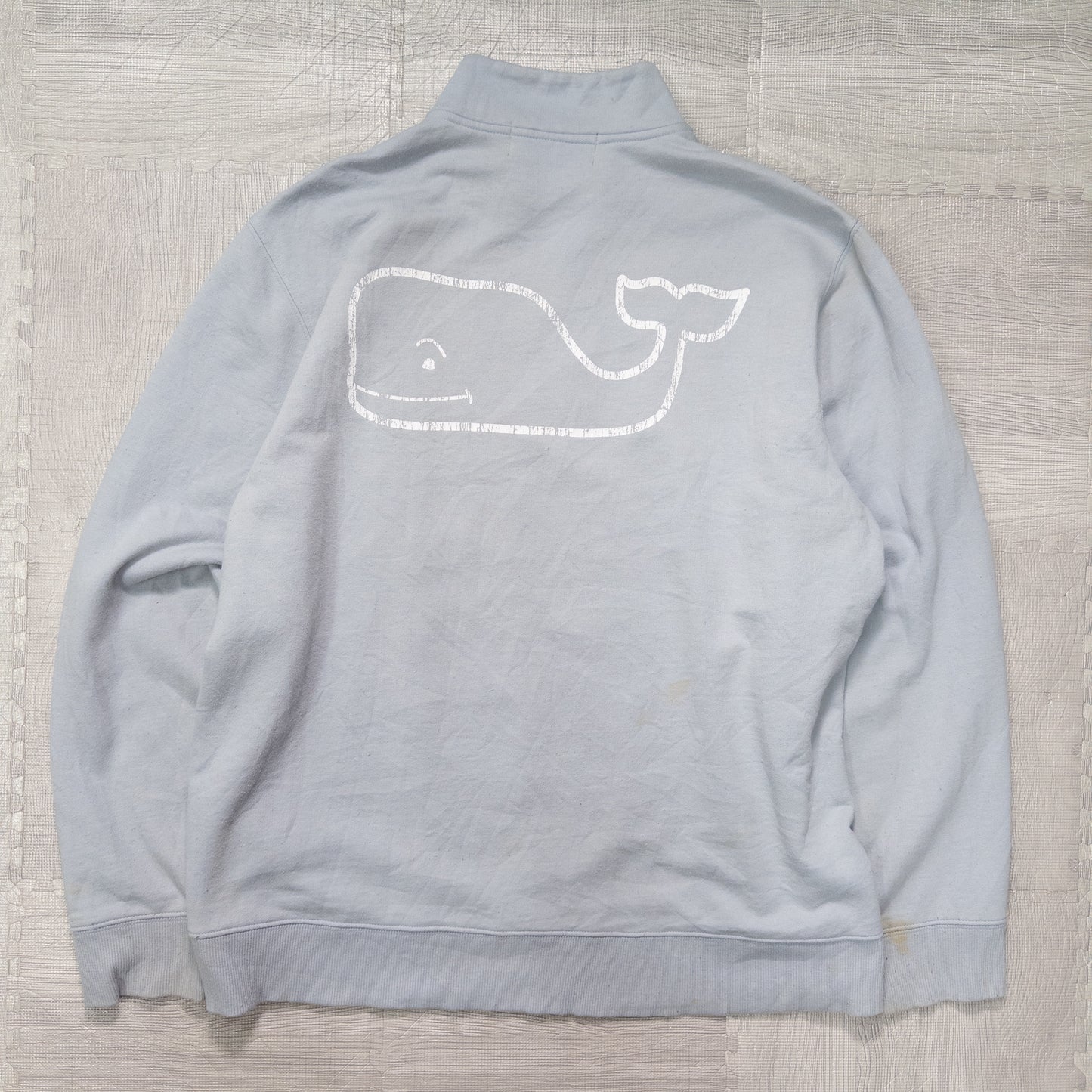 vineyard vines ハーフジップパーカー スカイブルー メンズ L