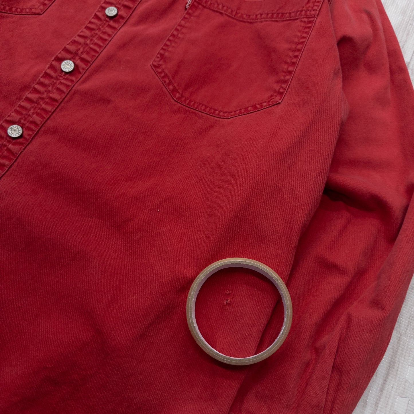 Levi's リーバイス 長袖シャツ レッド メンズL