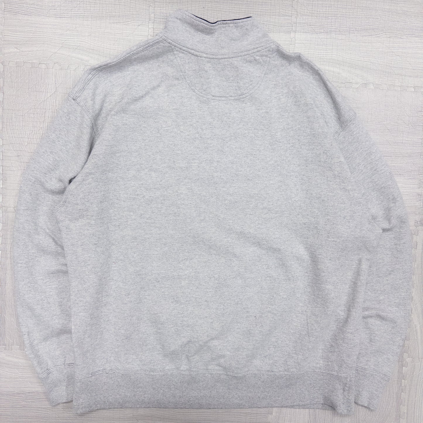 Champion チャンピオン ハーフジップスウェット グレー メンズXL