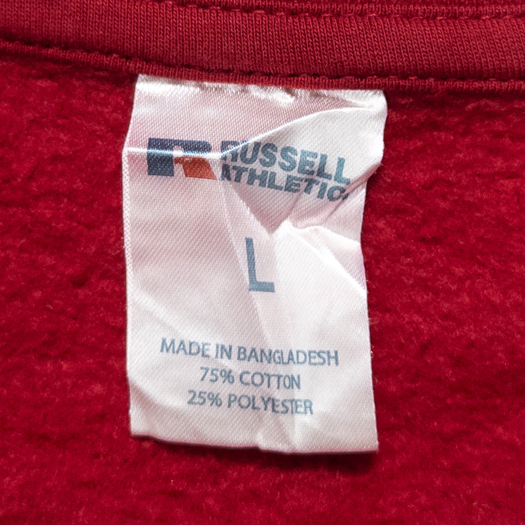 RUSSELL ラッセル スウェット レッド メンズL
