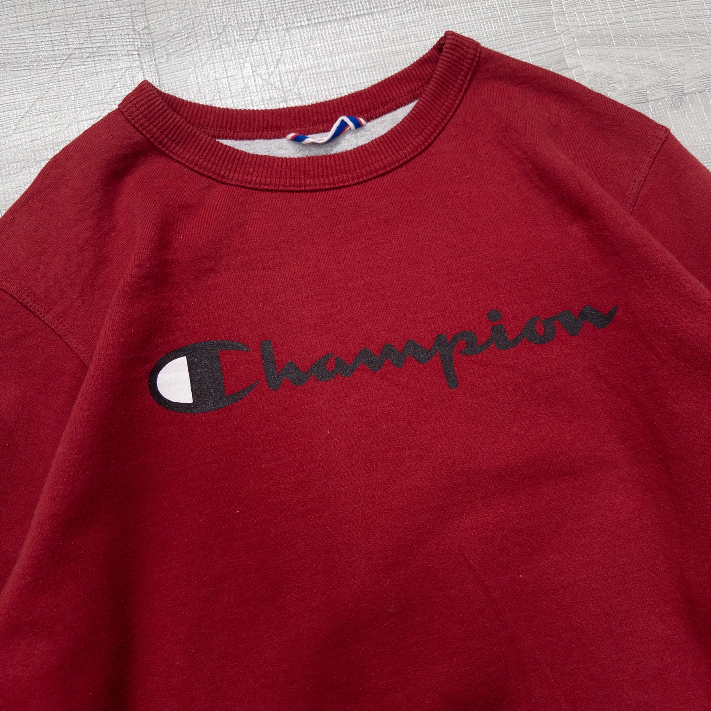 Champion チャンピオン スウェット レッド メンズS