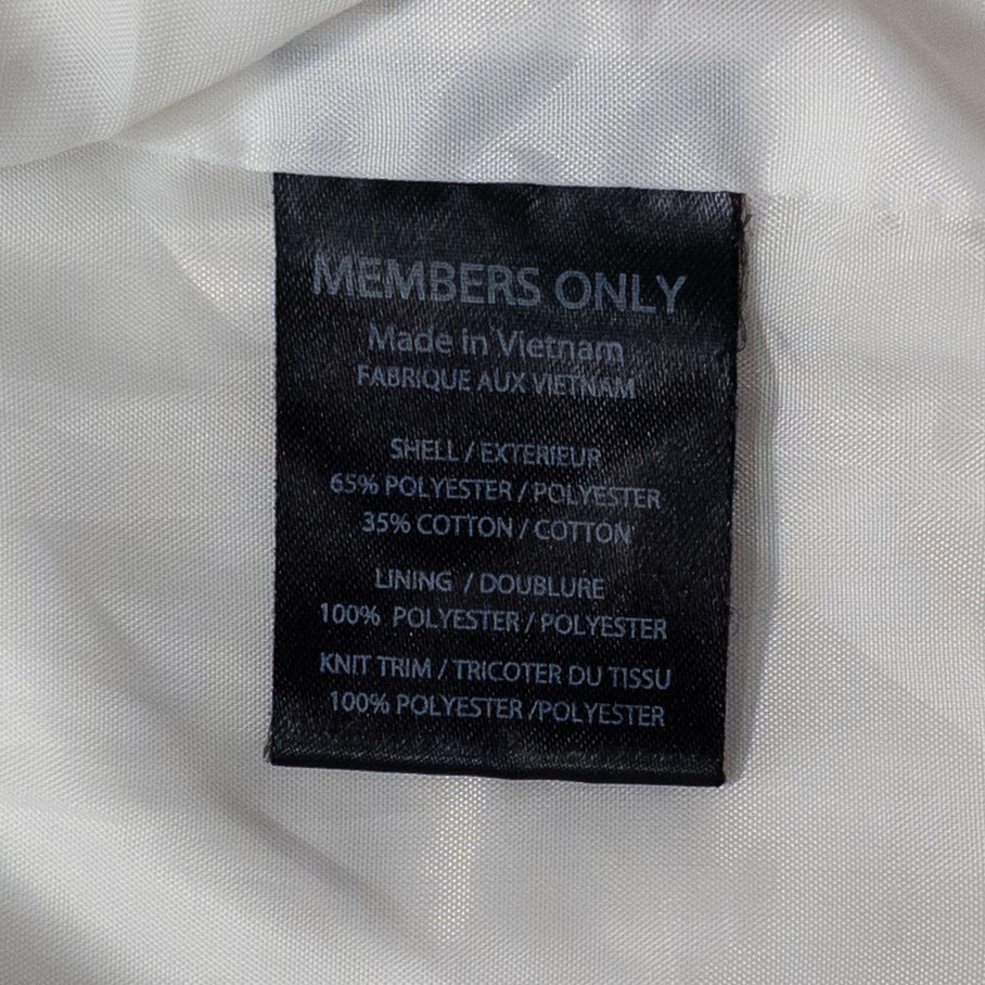 MEMBERS ONLY メンバーズオンリー ナイロンジャケット ホワイト メンズXL