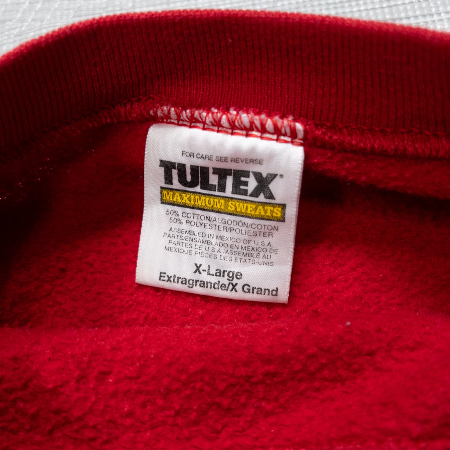 TULTEX タルテックス スウェット レッド メンズXL