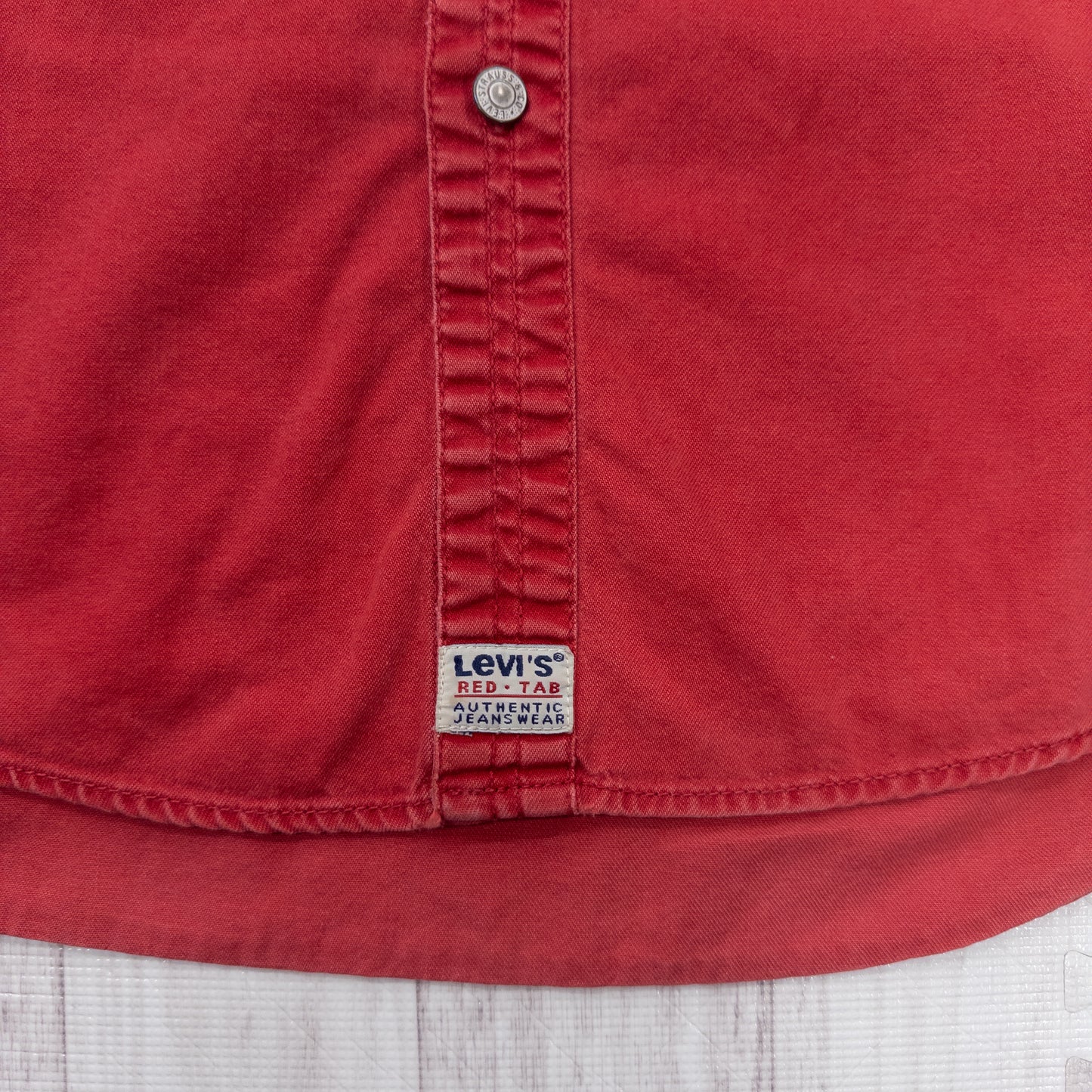 Levi's リーバイス 長袖シャツ レッド メンズL