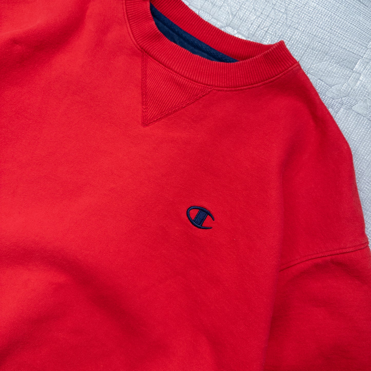 CHAMPION チャンピオン スウェット レッド メンズM