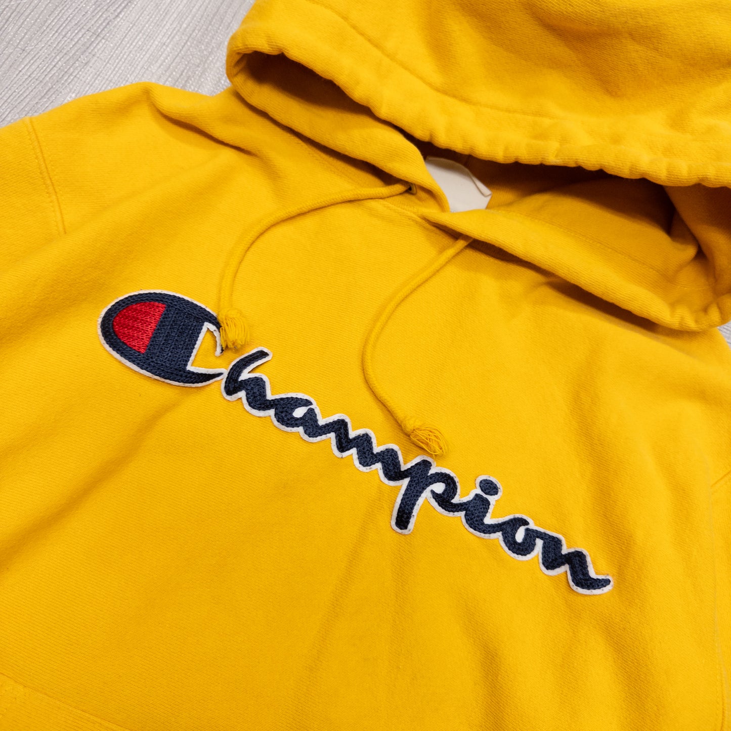 Champion チャンピオン パーカー イエロー メンズM