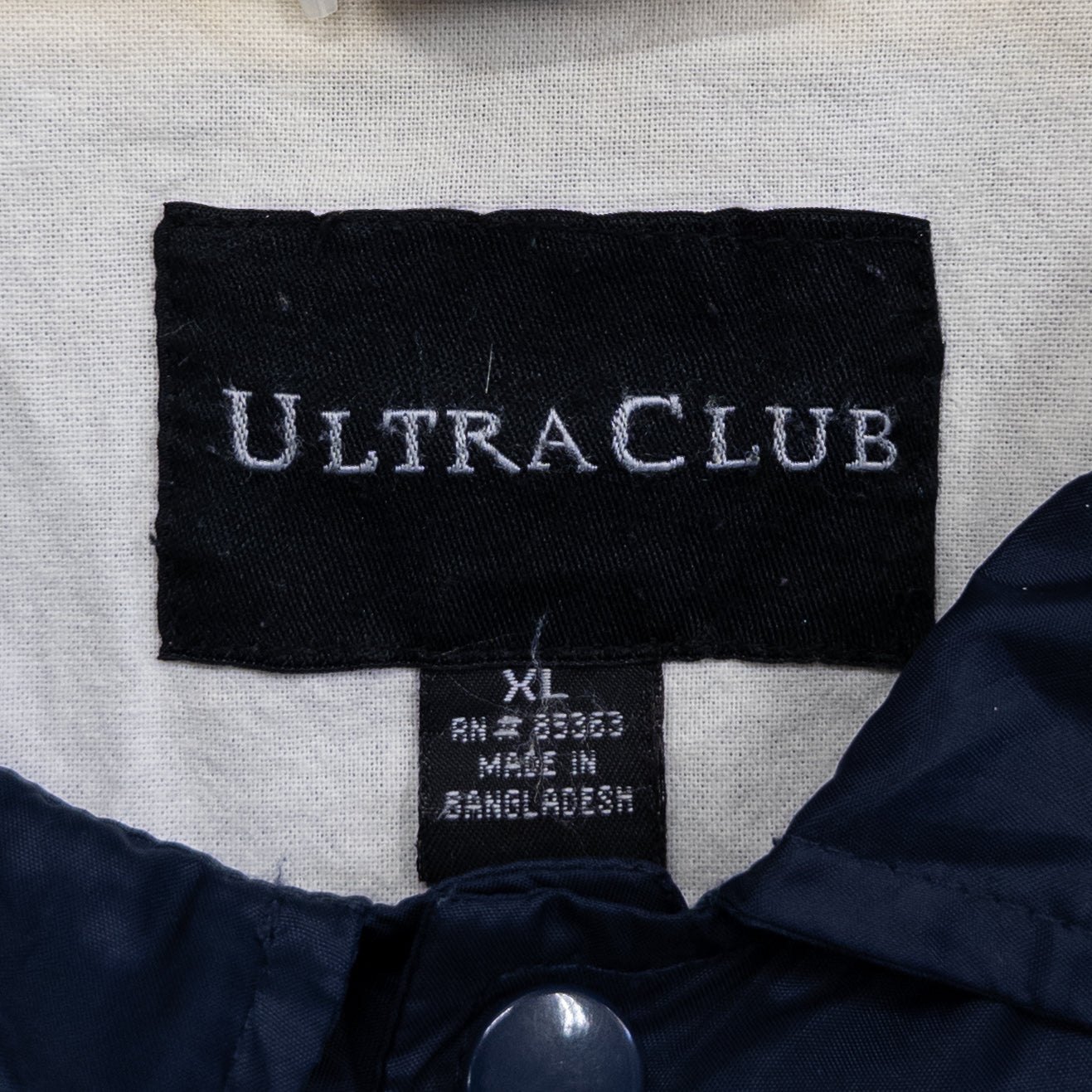 ULTRA CLUB ウルトラ クラブ ナイロンジャケット ネイビー メンズXL