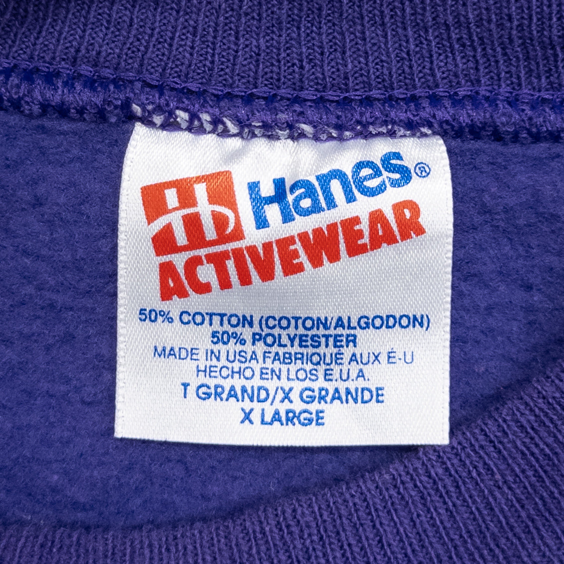 Hanes ヘインズ スウェット パープル メンズXL