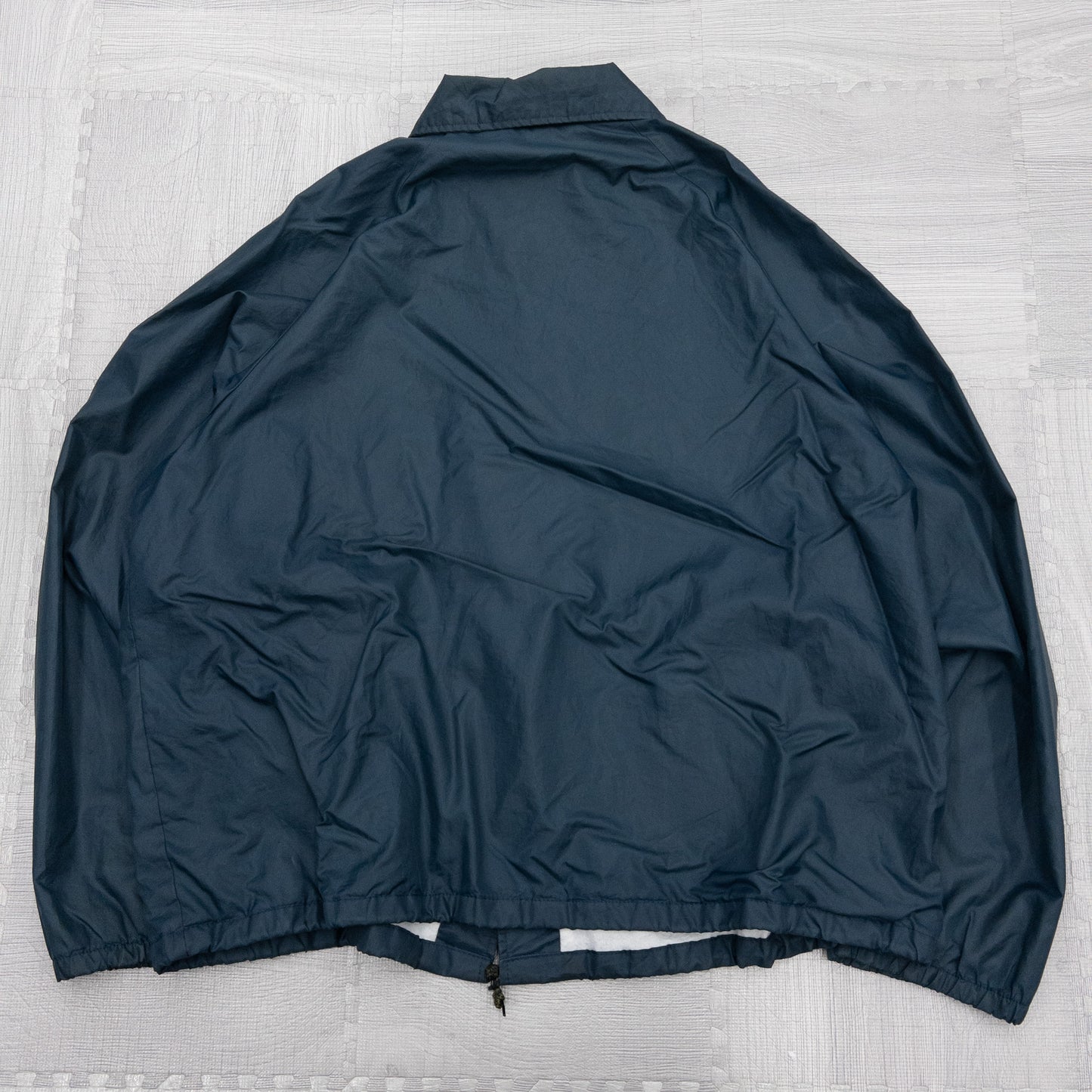 ATHLETIC ナイロンジャケット ネイビーブラック メンズXXL