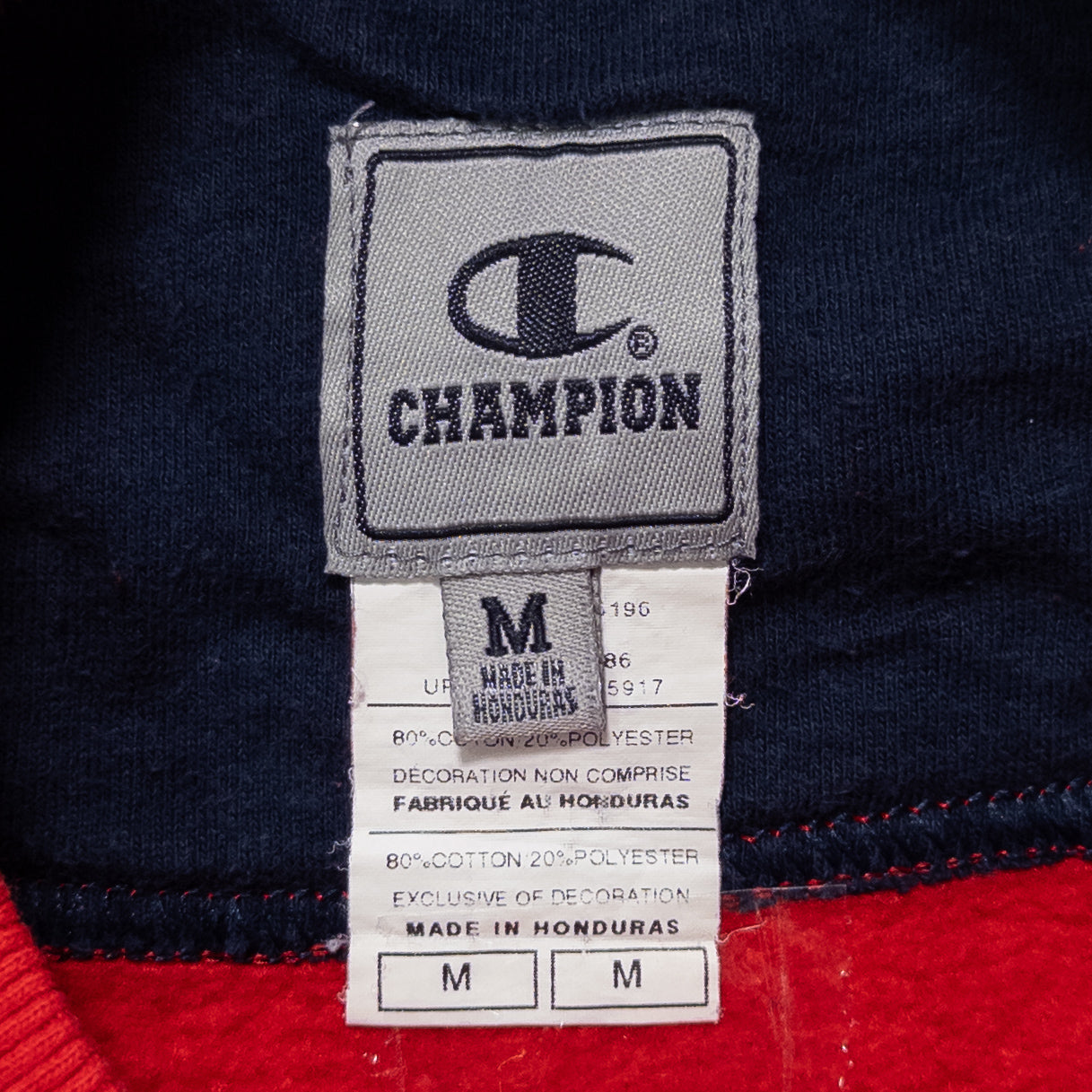 CHAMPION チャンピオン スウェット レッド メンズM