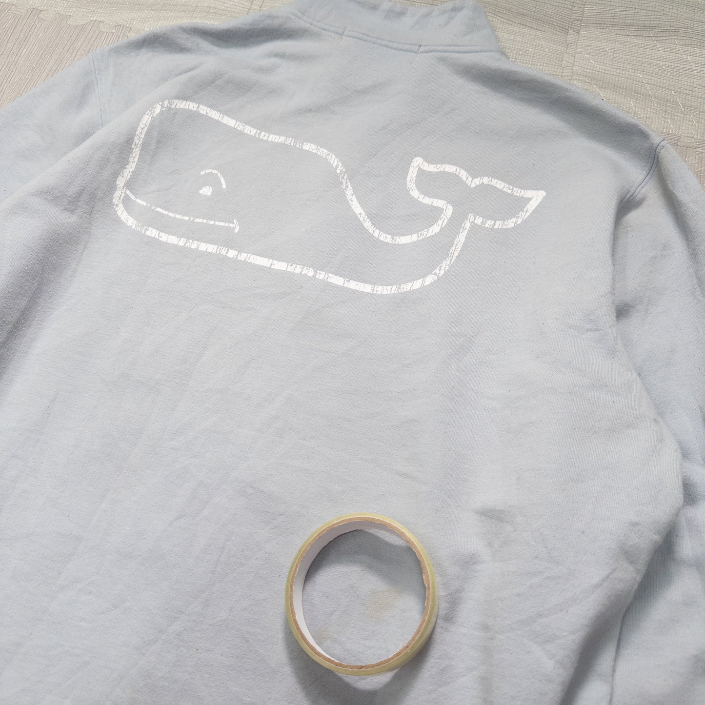 vineyard vines ハーフジップパーカー スカイブルー メンズ L