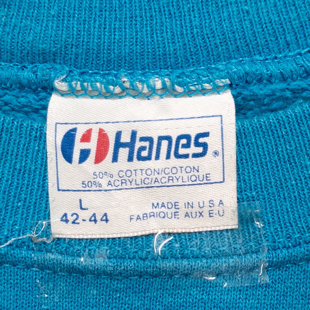 Hanes ヘインズ スウェット ブルー メンズL