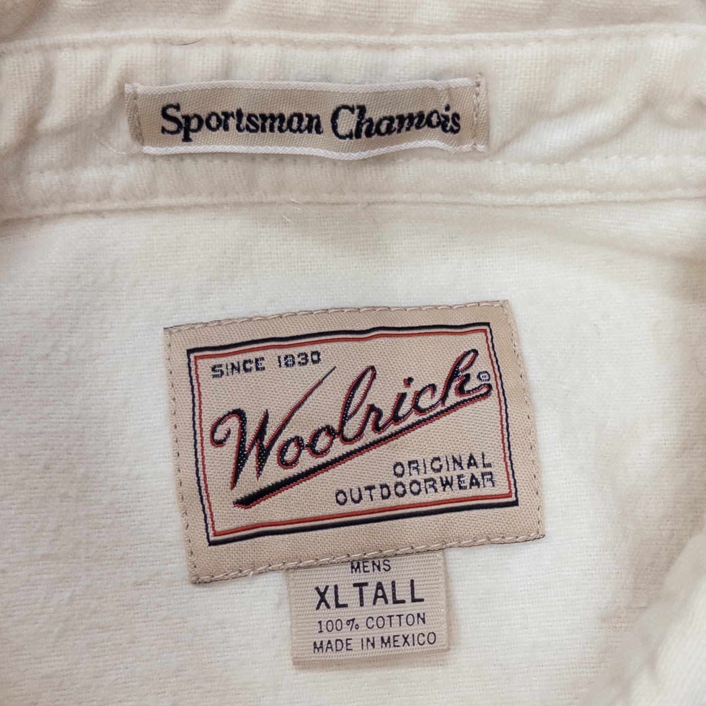 Woolrich ウールリッチ 長袖シャツ ホワイト メンズXL