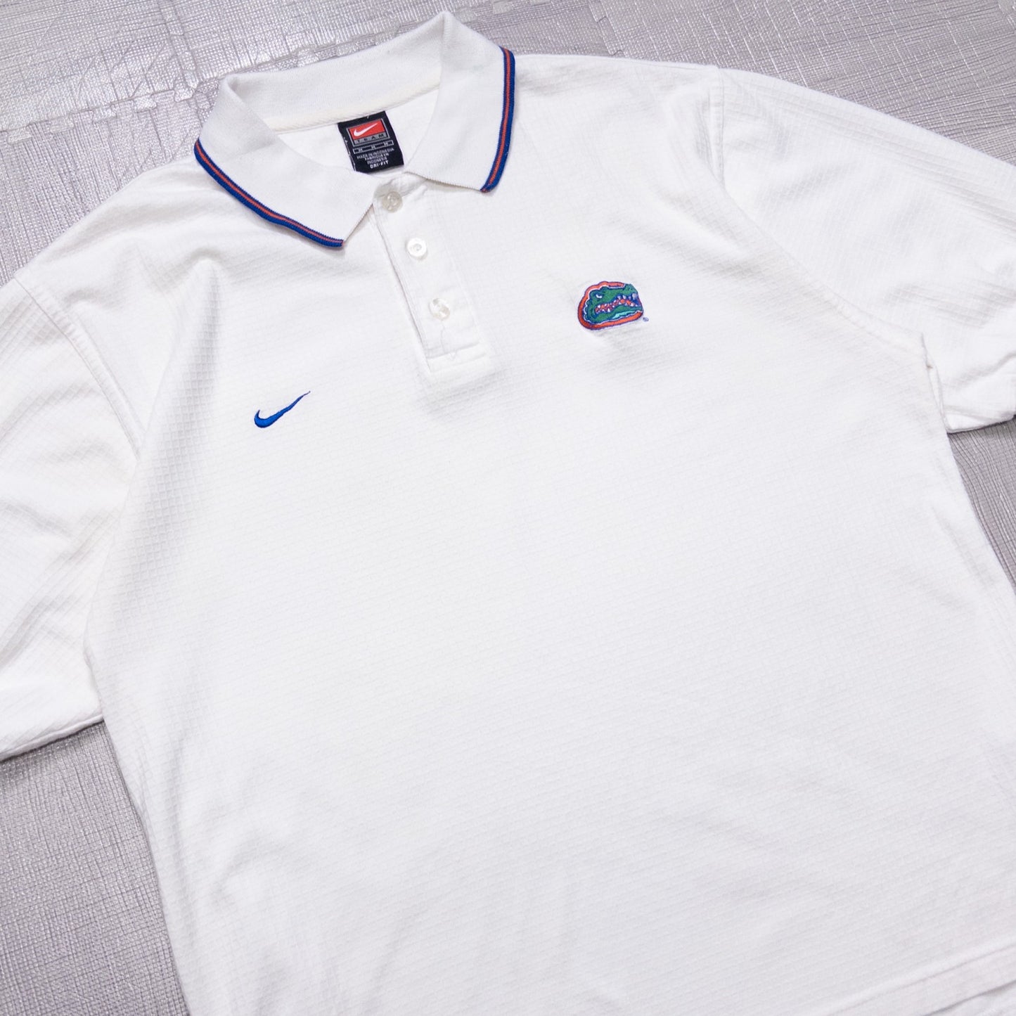 00s NIKE ナイキ ゲイターズ ポロシャツ ホワイト M