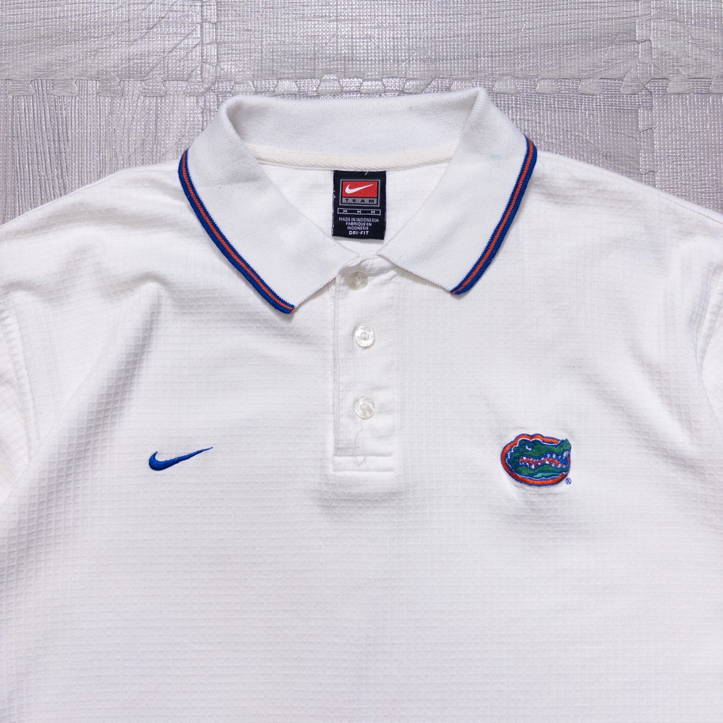00s NIKE ナイキ ゲイターズ ポロシャツ ホワイト M