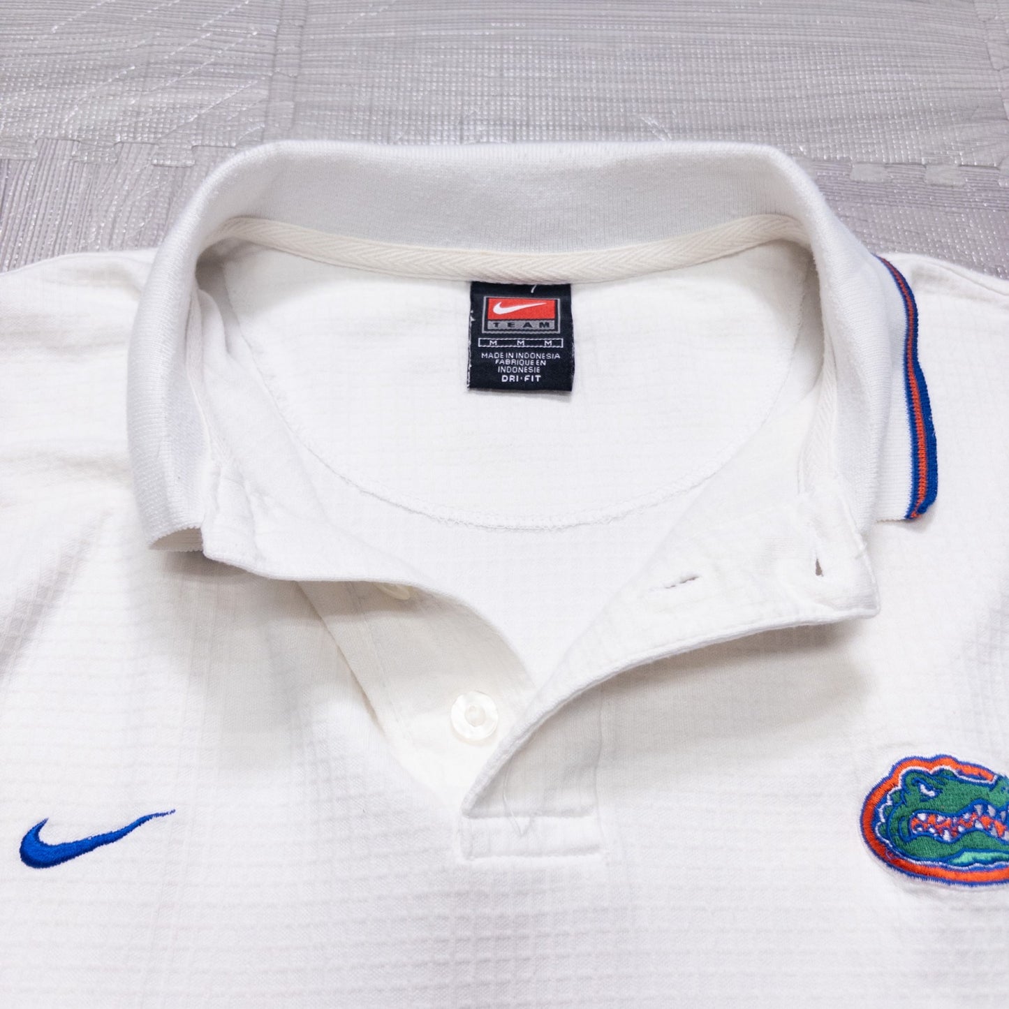 00s NIKE ナイキ ゲイターズ ポロシャツ ホワイト M