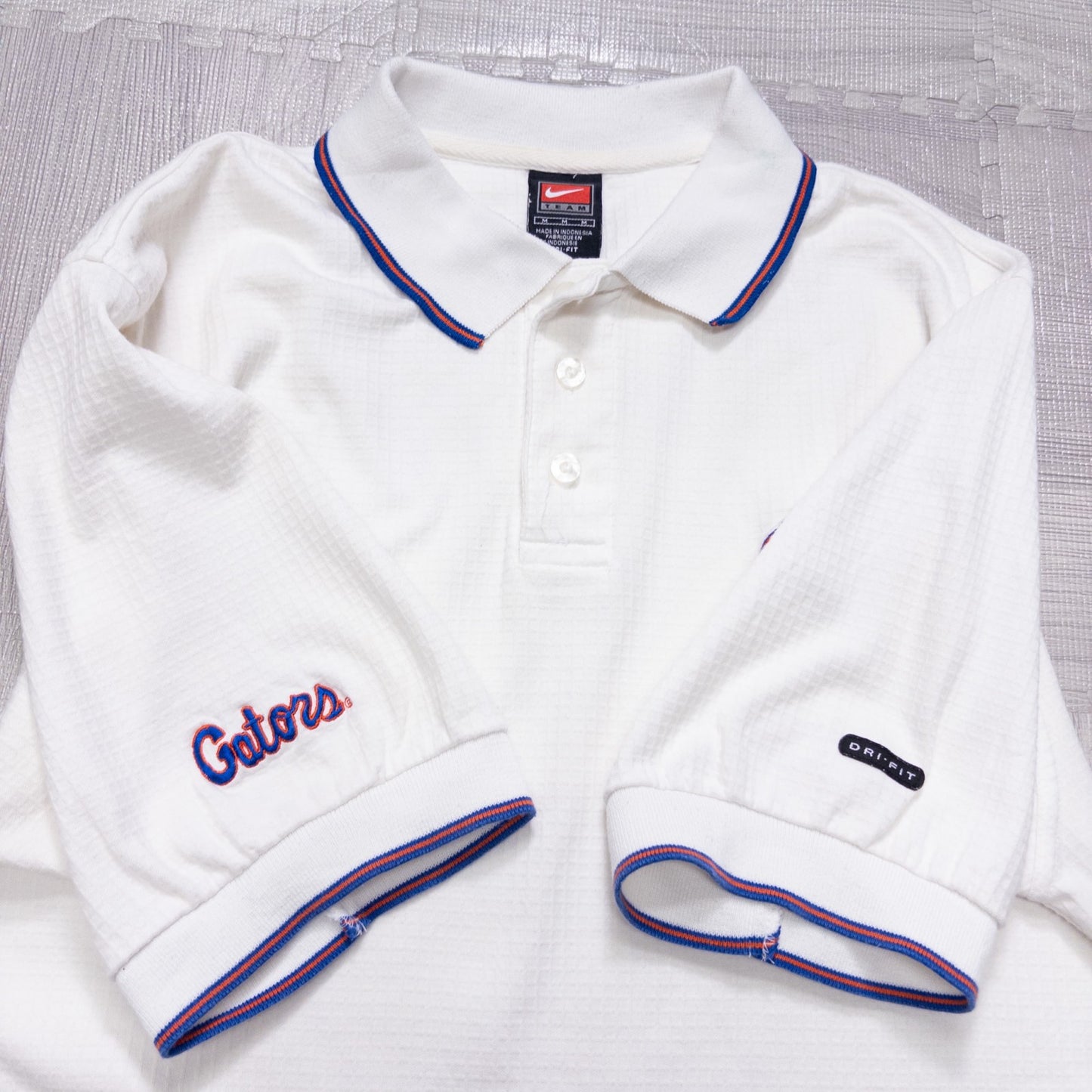 00s NIKE ナイキ ゲイターズ ポロシャツ ホワイト M