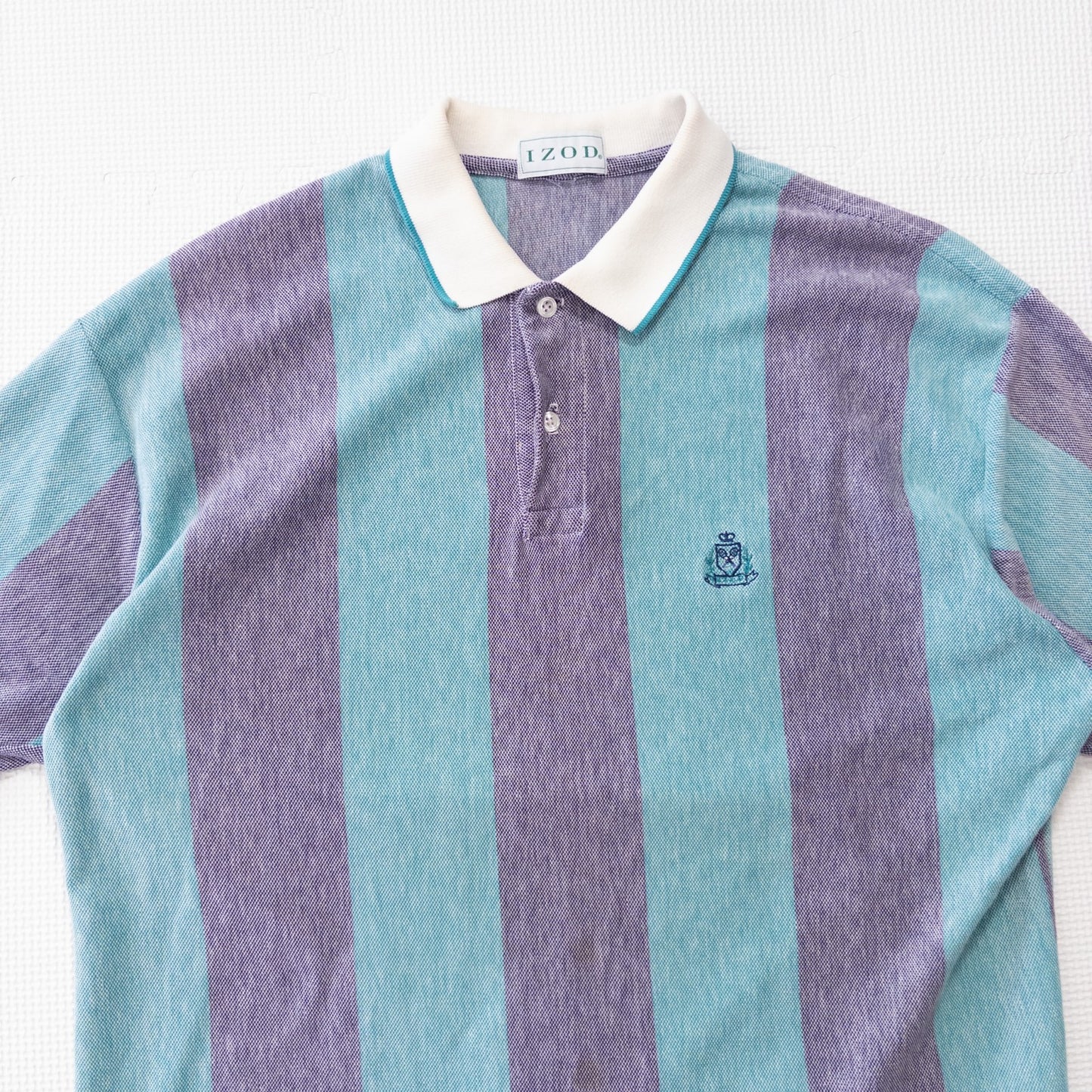 古着 90s IZOD ポロシャツ ストライプ