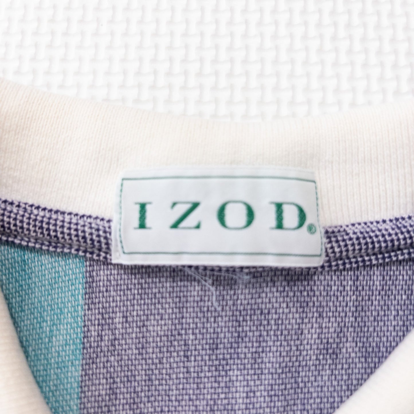 古着 90s IZOD ポロシャツ ストライプ