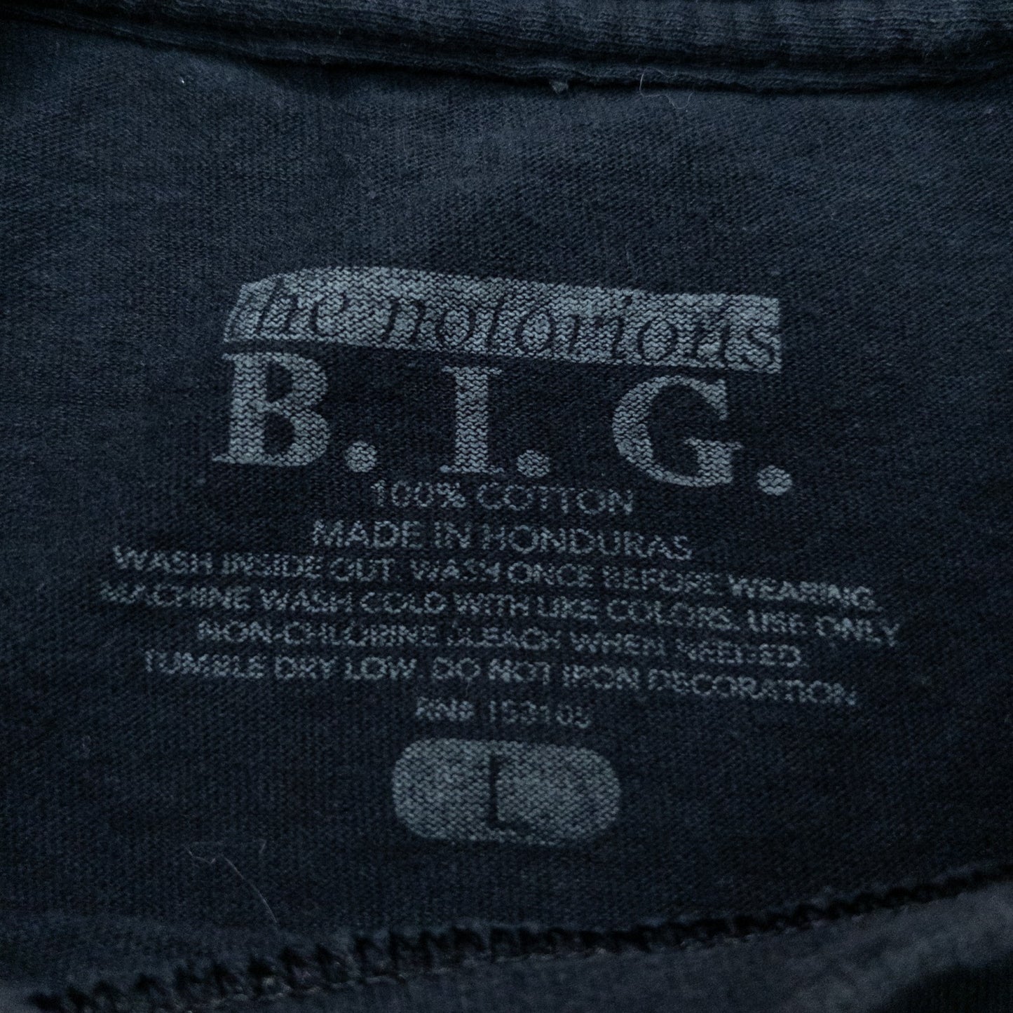 古着 00s The notorious B.I.G ノトーリアスB.I.G ラップTシャツ メンズL ブラック