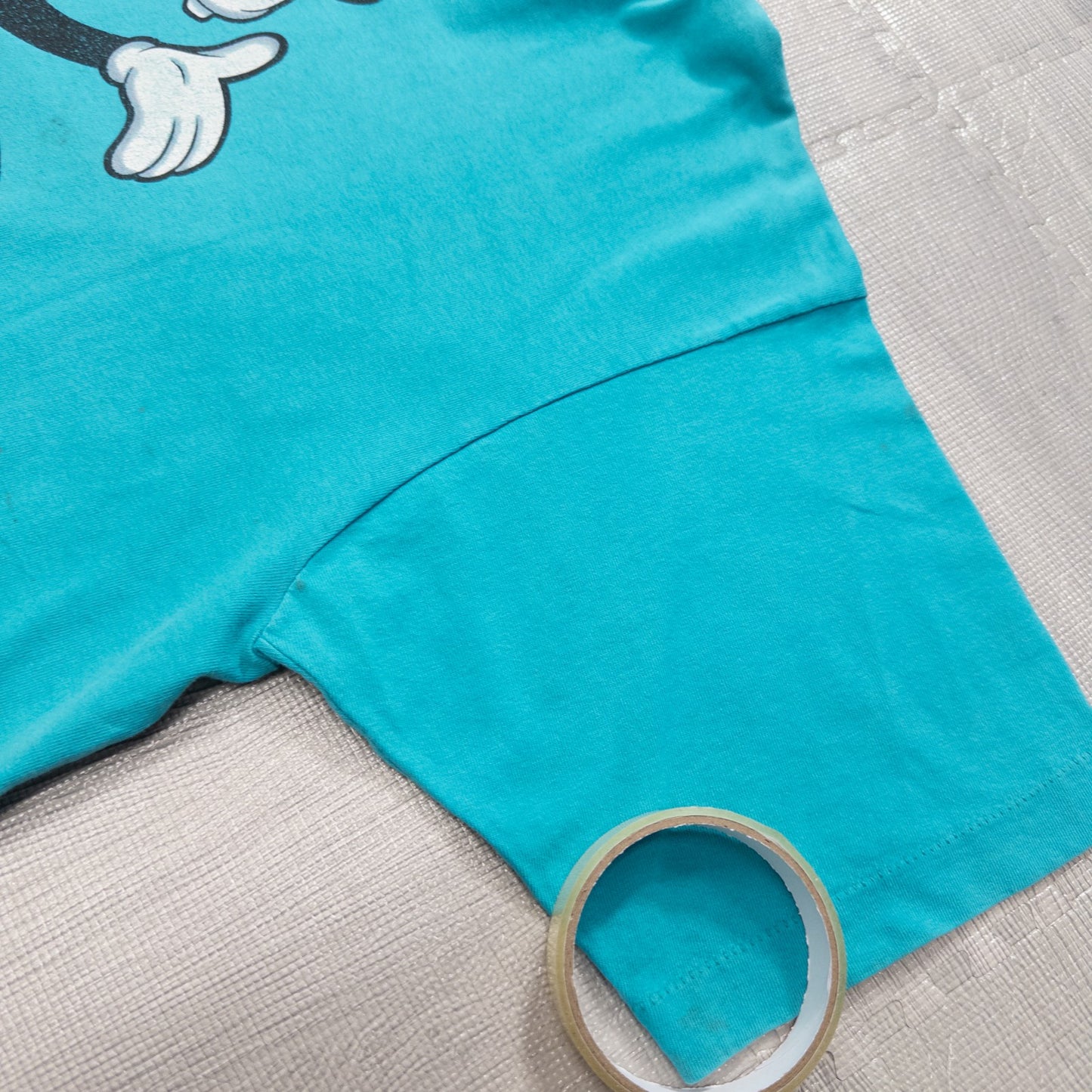 90s Disney キャラクタープリントTシャツ グリーン