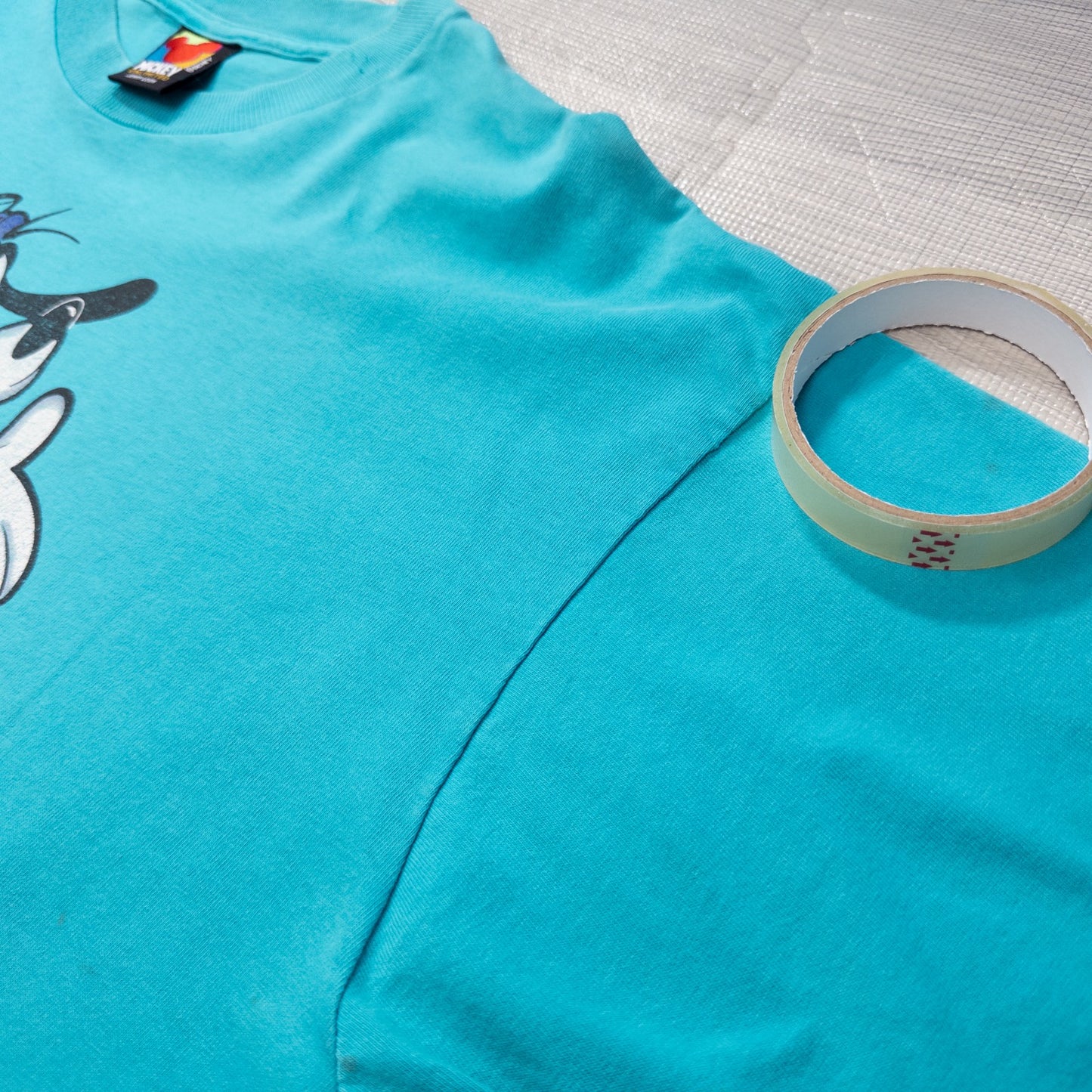 90s Disney キャラクタープリントTシャツ グリーン