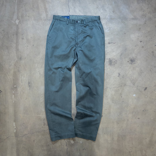 Polo Golf Ralph Lauren チャコールグレー染め チノパンツ 38/32 ペルー製