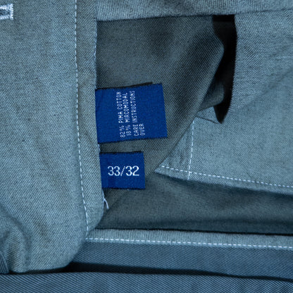 Polo Golf Ralph Lauren チャコールグレー染め チノパンツ 38/32 ペルー製