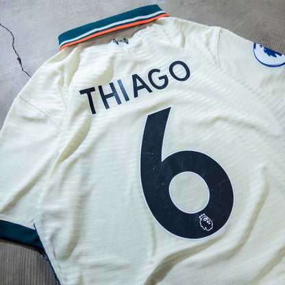 Liverpool FC リバプールFC アウェイ サッカーユニフォーム THIAGO #6 L