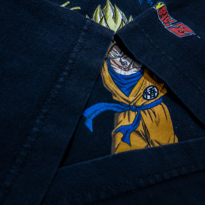 DRAGON BALL Z ドラゴンボールZ Nuevo Goku Saiyan アニメTシャツ ブラック L