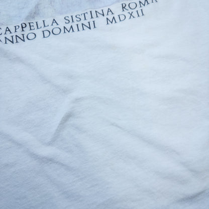 MICHELANGELO ミケランジェロ アダムの創造 システィーナ礼拝堂 アートTシャツ