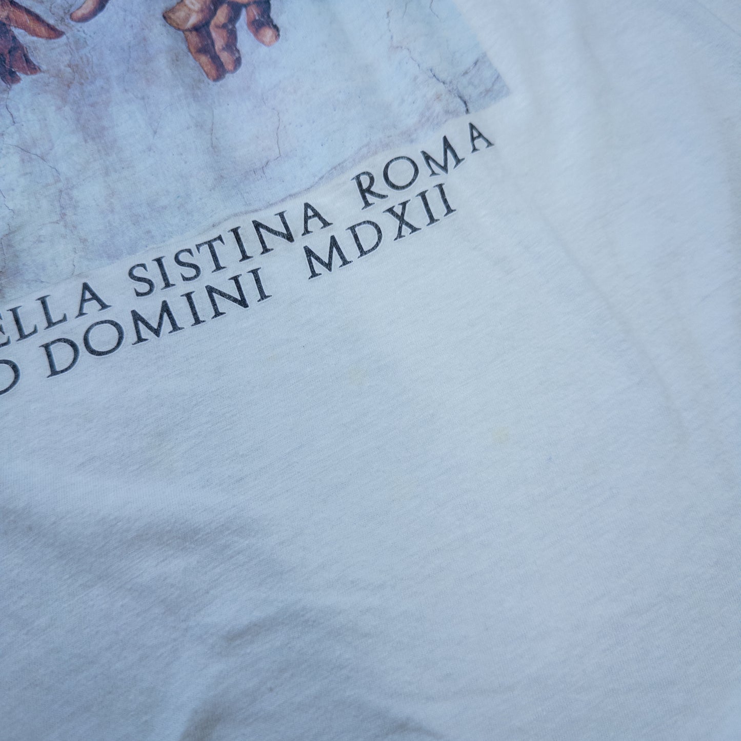 MICHELANGELO ミケランジェロ アダムの創造 システィーナ礼拝堂 アートTシャツ