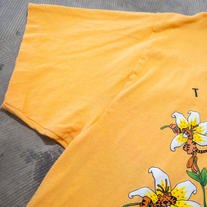 90年代 アートTシャツ Petal Pets Tiger Lilies アニマル 花柄 ONE SIZE