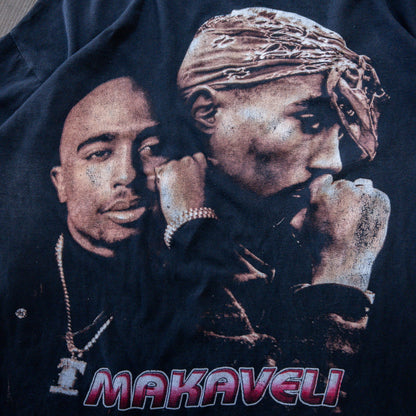90's TUPAC 2pac MEMORIAL MAKAVELIC Tシャツ XXL