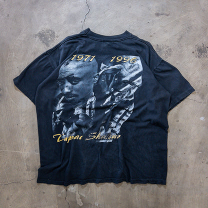 90's TUPAC 2pac MEMORIAL MAKAVELIC Tシャツ XXL