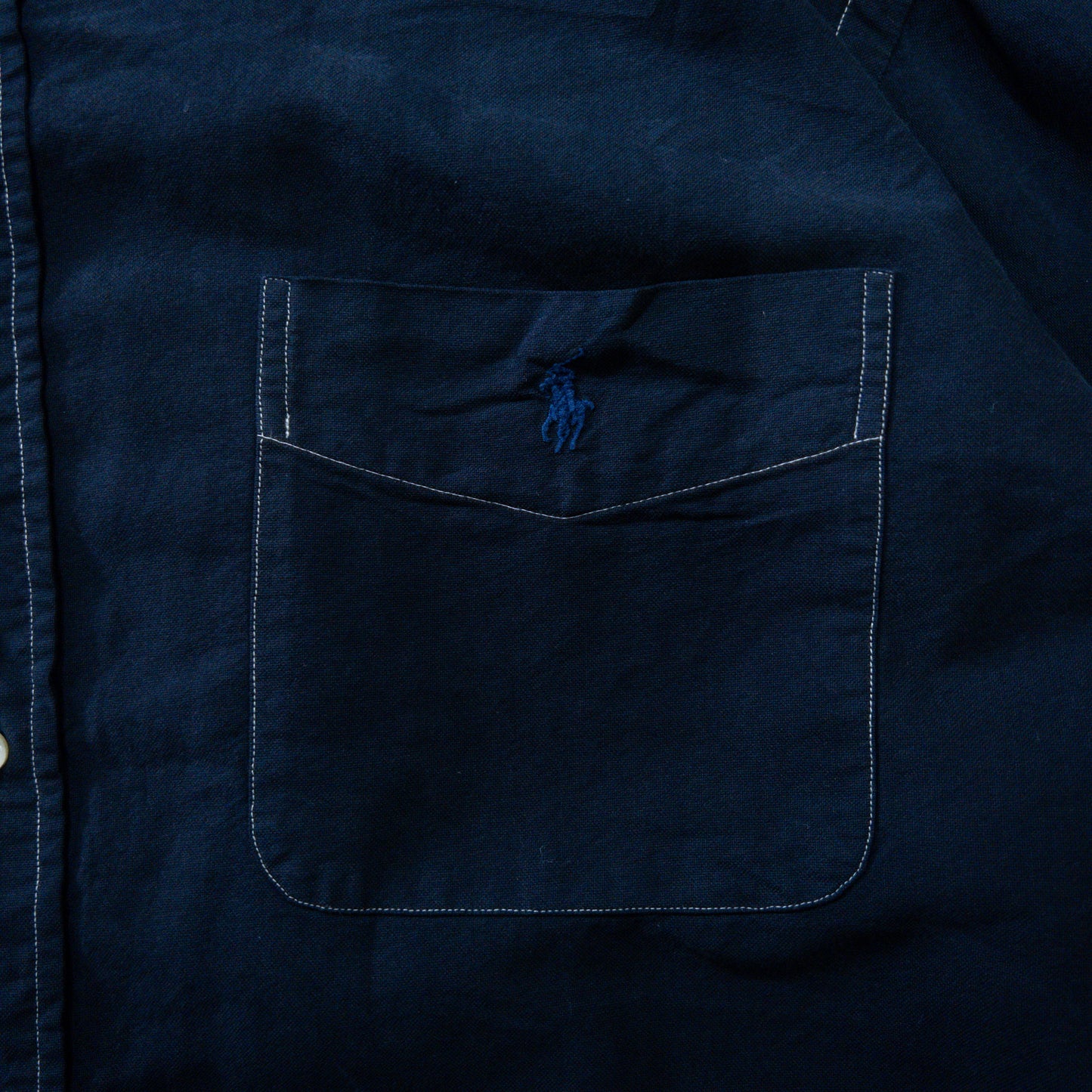 90's Ralph Lauren BIG SHIRT 黒染め M