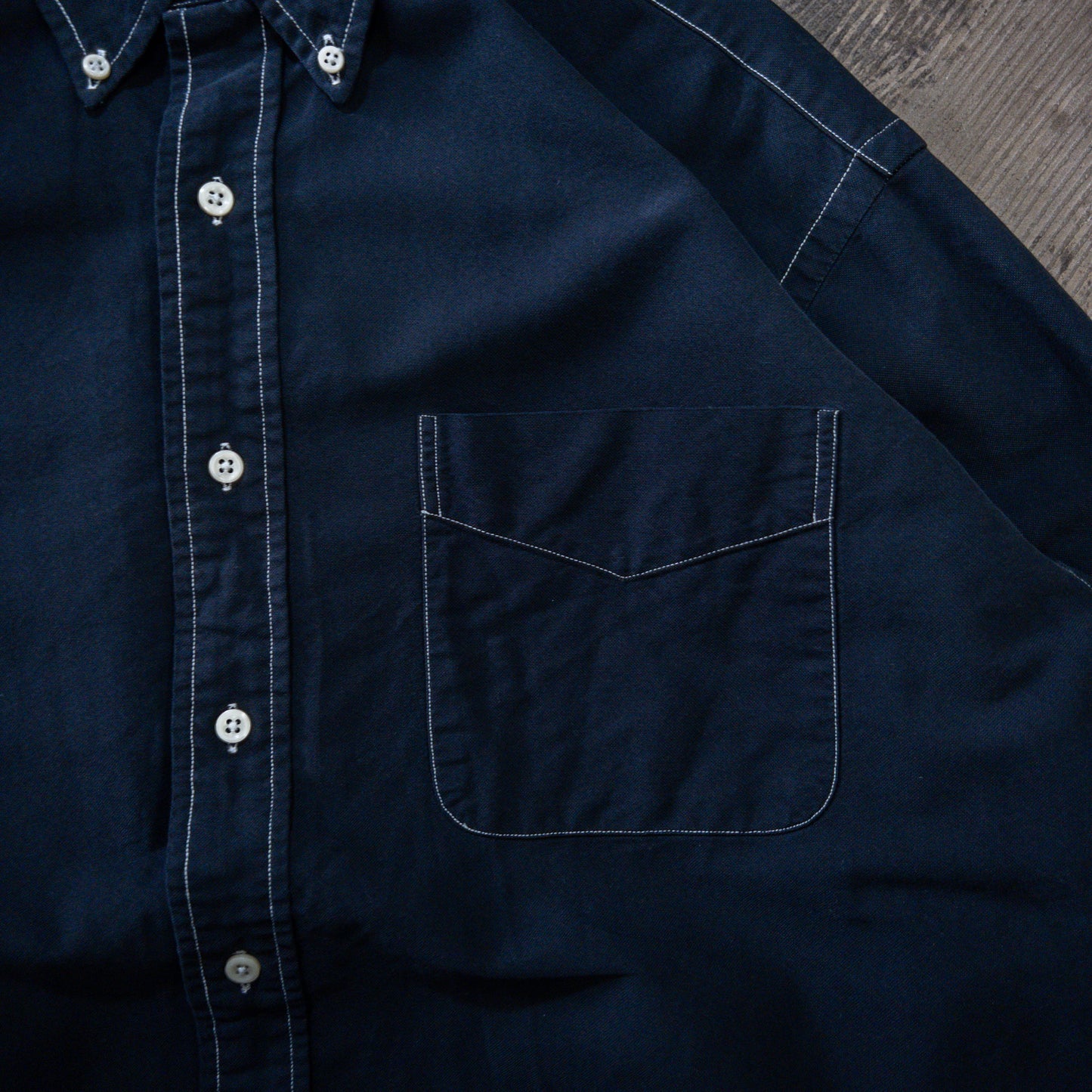 90's Ralph Lauren The Big Oxford 黒染め M