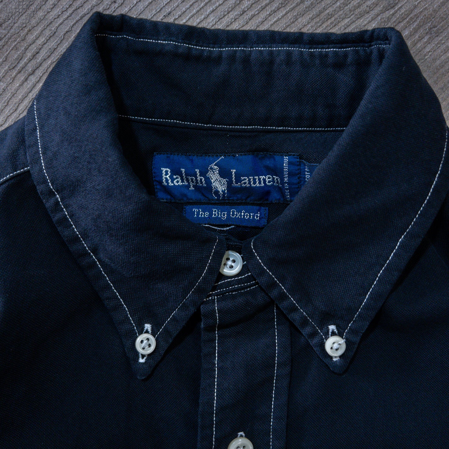 90's Ralph Lauren The Big Oxford 黒染め M