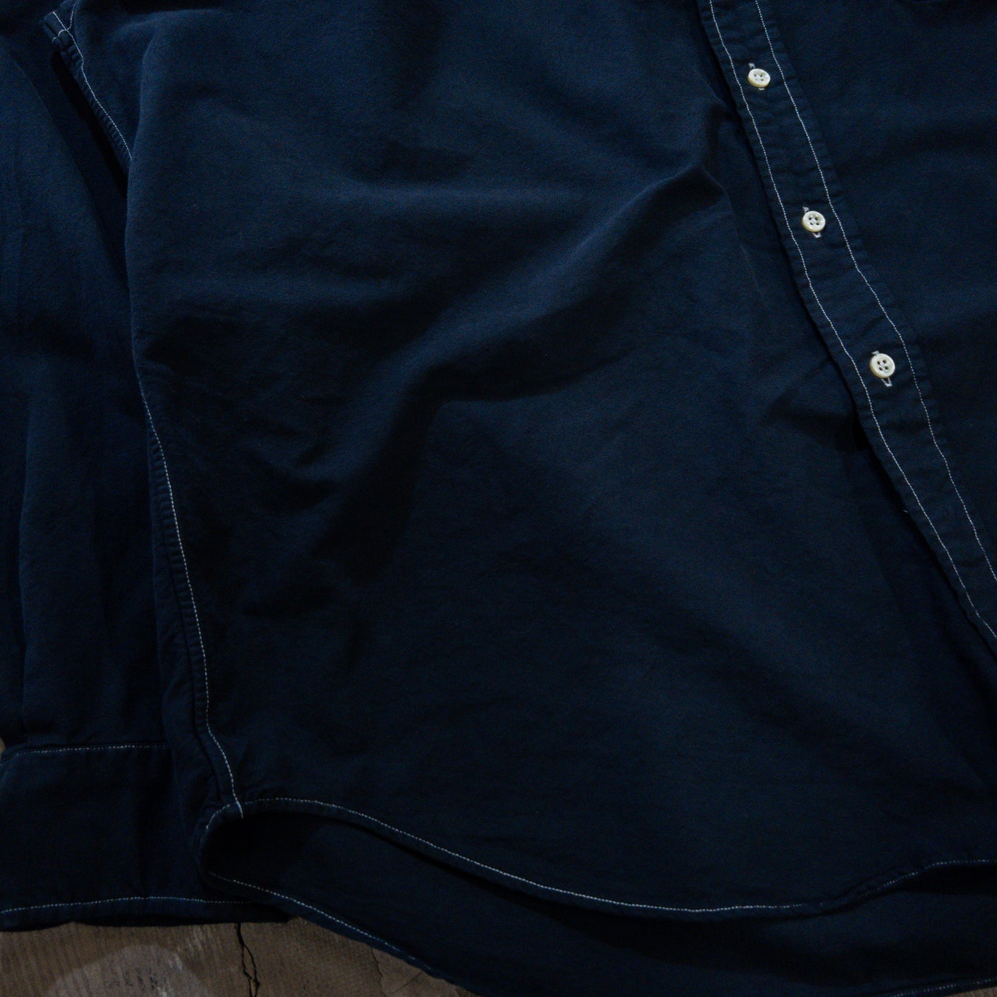 90's Ralph Lauren BIG SHIRT 黒染め L