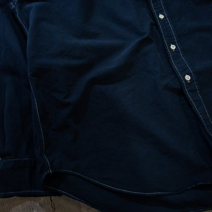 90's Ralph Lauren BIG SHIRT 黒染め L