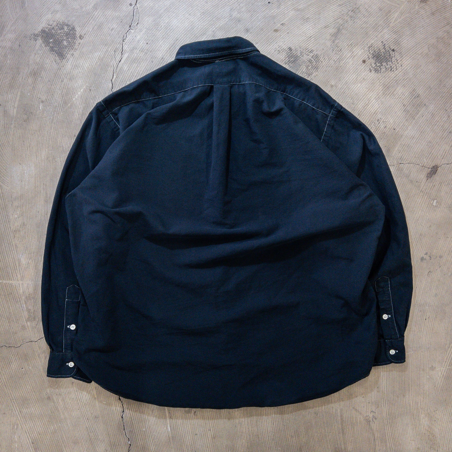 90's Ralph Lauren BIG SHIRT 黒染め L