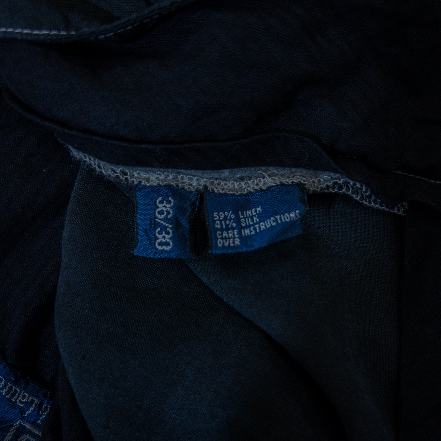 90's Polo by Ralph Lauren リネンシルクスラックス 黒染め W36 L30