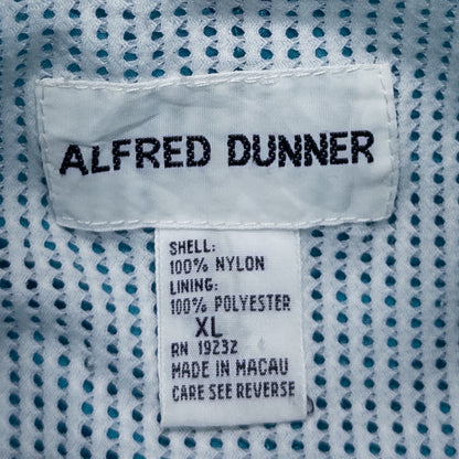 ALFRED DUNNER ナイロンジャケット ターコイズブルー メンズXL