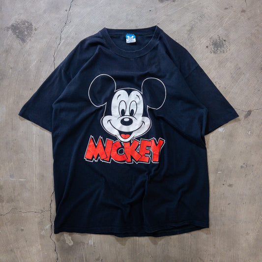 80's Disney MICKEY Tシャツ ONE SIZE