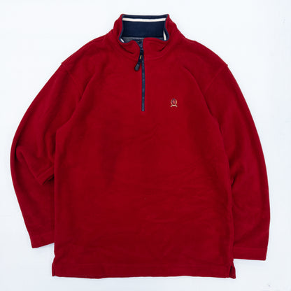 TOMMY HILFIGER トミーヒルフィガー フリース レッド メンズXL