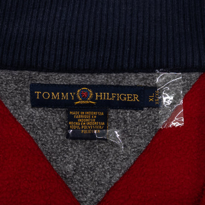 TOMMY HILFIGER トミーヒルフィガー フリース レッド メンズXL